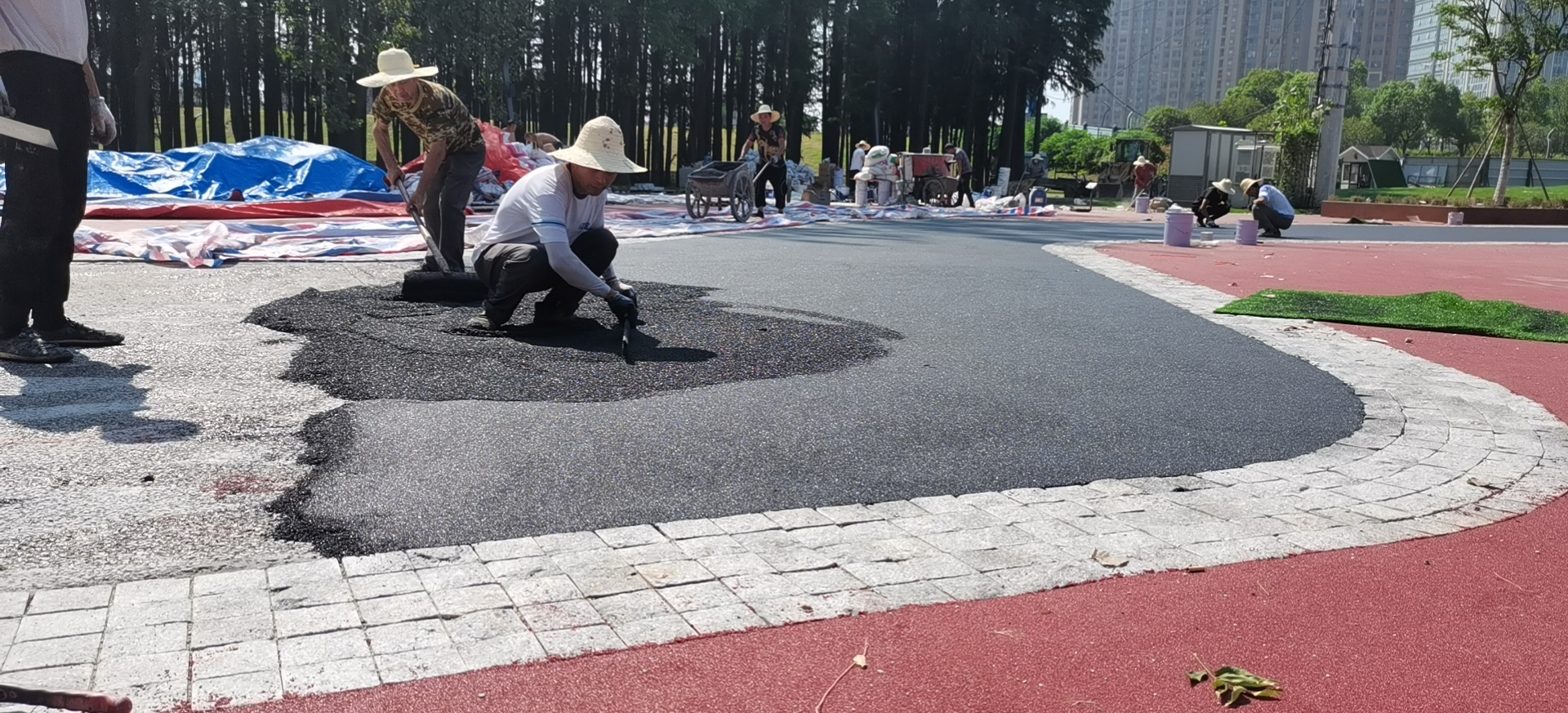 砂基透水地坪